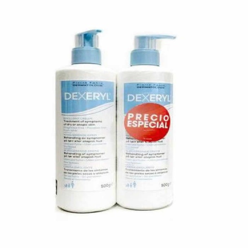 [374256] Dexeryl zvláčňující krém pro suchou pokožku 2x500g