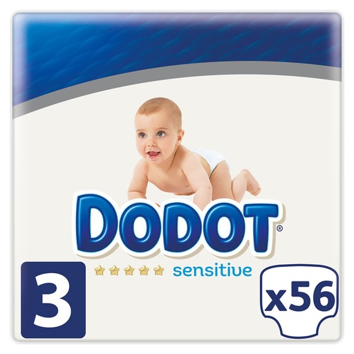 [190422] Dodot Sensitive T-3 56 jednotek