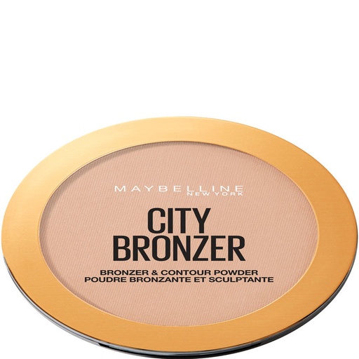 [191316] Maybelline City Bronzer & Contour Powder Makeup 250 Warm Medium 8g