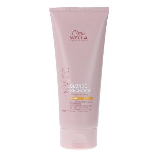 [200432] Wella Invigo Blonde Recharge Colour Refreshing Conditioner Warm 200 мл