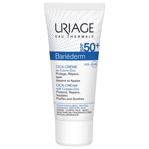 [210168] Uriage Bariéderm Cica-Cream Spf50+ 40ml 