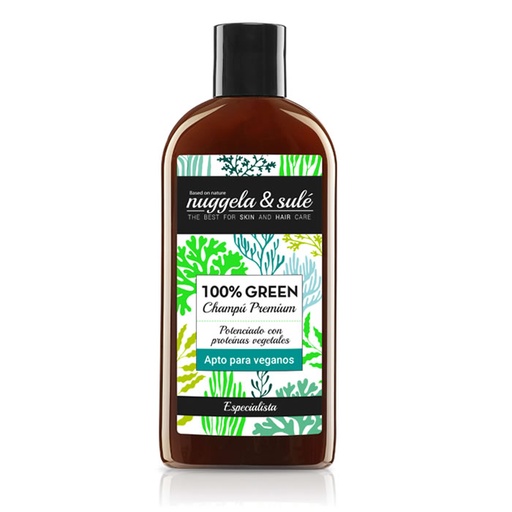 [210505] Nuggela & Sulé 100 % grünes Shampoo, geeignet für Veganer, 250 ml