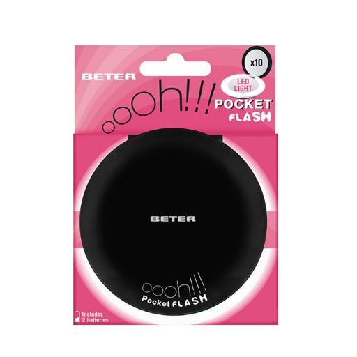 [212452] Mejor ¡Ohh! Espejo Bidireccional Con Luz Led x10 Negro