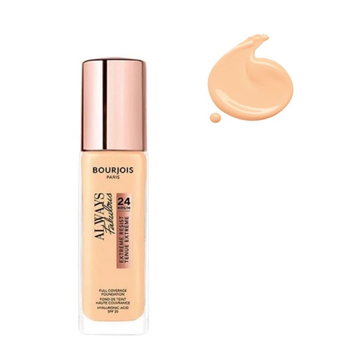 [212718] Bourjois Always Fabulous Foundation 24H Spf20 120 Claer Ivory 30 ml
