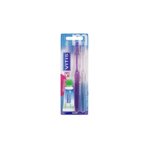 [214454] Vitis Duplo Brocha Mediana + Anticaries 15ml