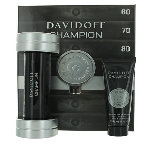 [214765] Davidoff Champion Eau De Toilette spray 90 ml 2 dobozos termékek