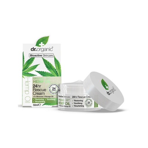 [215621] Dr. Organic Hemp Oil Rescue Cream 50 ml