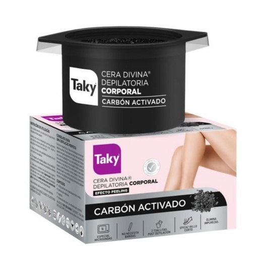 [216912] Taky Divine Body Depilatory Wax med aktivt kul 300gr