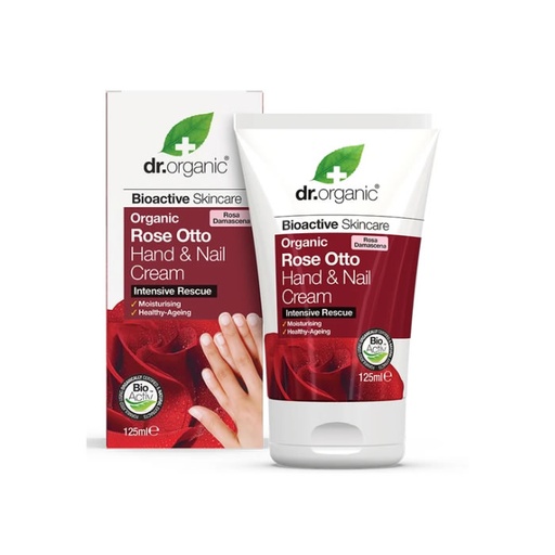 [217153] Dr. Organic Rose Otto крем за ръце и нокти 125мл