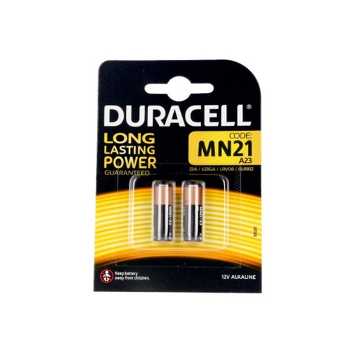 [218232] Duracell alkalické baterie s dlouhou životností MN21B2 12v 2 jednotky