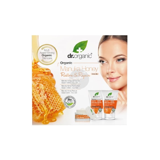 [218384] Dr. Organic Manuka Honey Restore & Repair set