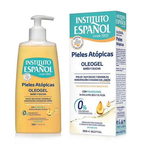 [218542] Instituto Español Atopic Skin Oleogel за вана и душ 300 мл