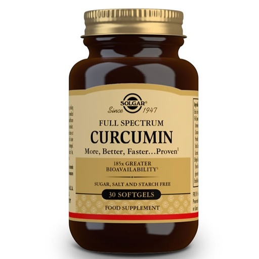 [224132] Solgar Turmeric Full Spectrum 30 kapszula
