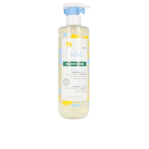 [240135] Klorane Bebé Gel de Limpeza Suave Calêndula Calêndula 500ml