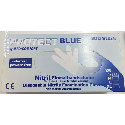 [241094] Protect Blue Nitrilo rokavice 200 enot velikosti S