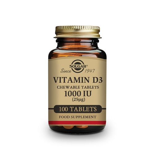 [242934] Solgar Vitamin D3 1000 IU 100 tobolek