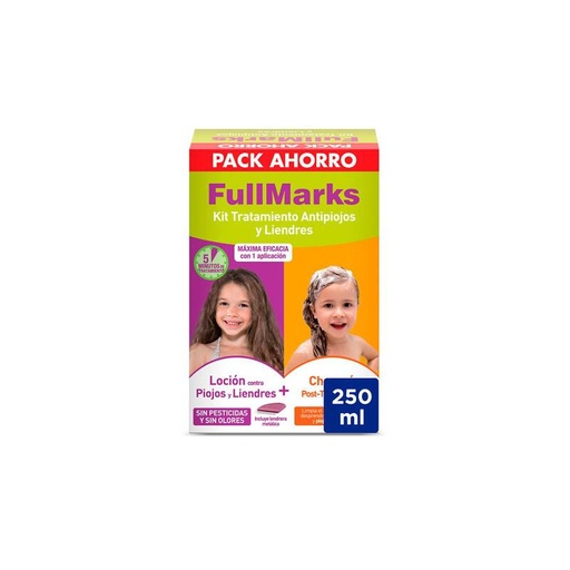 [249182] Fullmarks Anti-Läuse-Lotion-Set 100 ml, Shampoo 150 ml