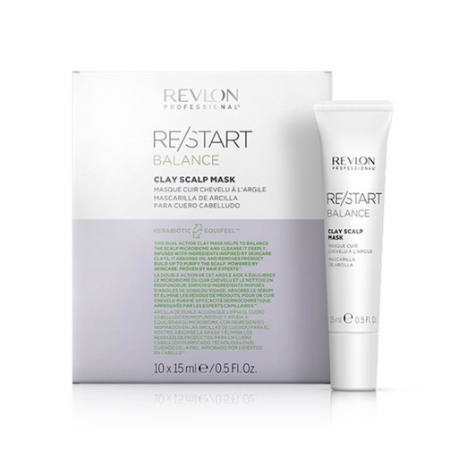[244684] Revlon Re-Start Balance Clay Hoofdhuidmasker 10x 15ml