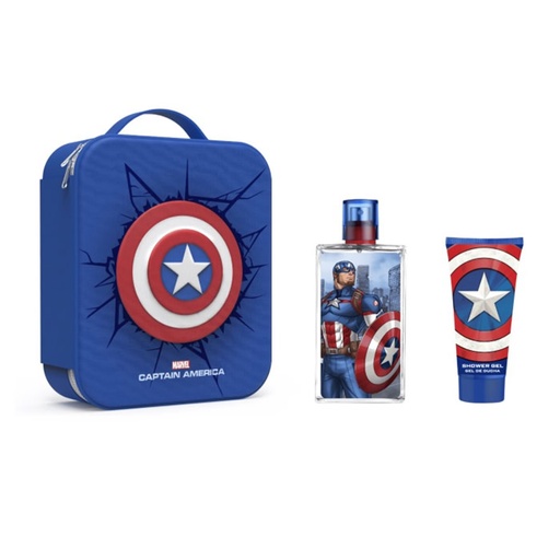 [247273] Marvel Captain America Eau De Toilette Spray 100ml Кутия 3 продукта