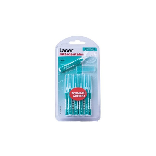 [248320] Lacer Interdental Extrafino Recto Recto 10uds