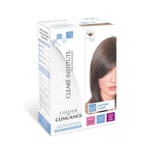 [248521] Clearé Institute Coloración 5.0 Castaño Claro Cabellos Delicados