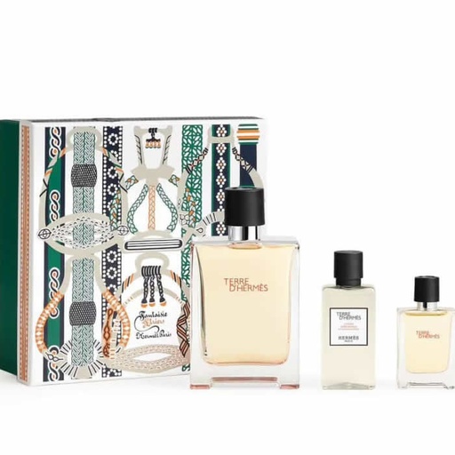 [348048] Terre D'Hermes Eau De Toilette spray 100 ml készlet 3 részes