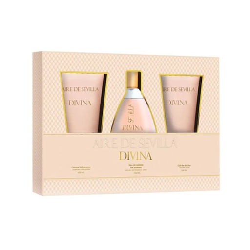 [253480] Aire De Sevilla Divina toaletní voda pro ženy s rozprašovačem 150 ml Balení 3 produktů 