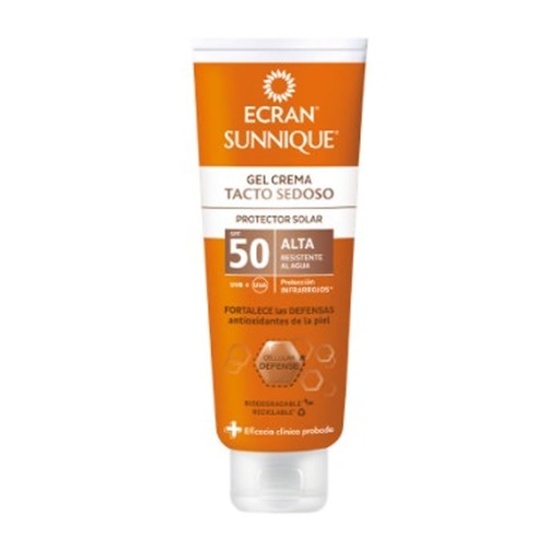 [262926] Ecran Sunnique Silky Touch krémový gel Spf50 250ml