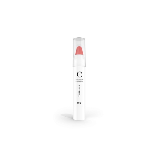 [264075] Couleur Caramel Twist y Lips Barra De Labios 406 svetlo roza 1un