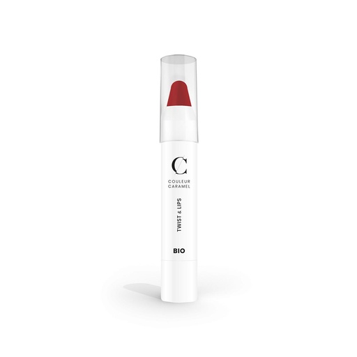 [264076] Couleur Caramel Twist y Lips Barra De Labios 405 Matt Red 1un