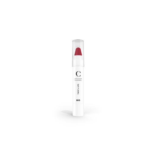 [264077] Couleur Caramel Twist y Lips Barra De Labios 404 Rosy Red 1un