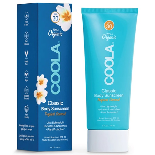 [270067] Coola Classic Body Crema Solare Organica Spf30 Cocco Tropicale 148ml