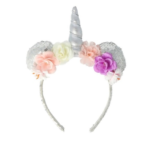 [275630] Fascia per capelli con paillettes Inca Unicorn