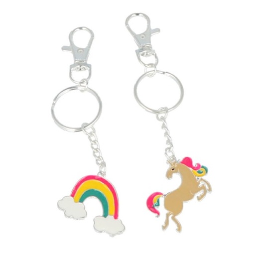 [276919] Inca Keychains BFF Unicorn And Rainbow 2 Units
