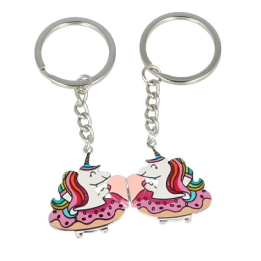 [277078] Klíčenky Inca Unicorn s magnetem BFF 2 jednotky