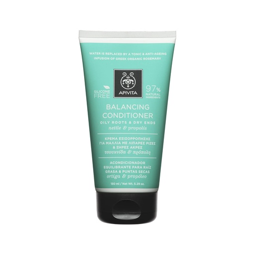 [283056] Apivita Acondicionador Equilibrante Raíz Grasa y Puntas Secas 150ml