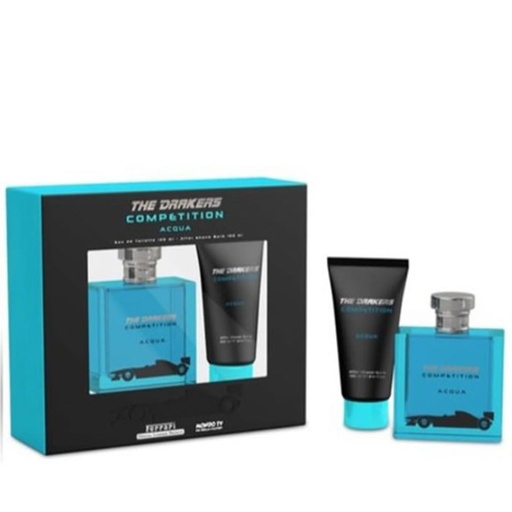 [284843] Ferrari The Drakers Competicion Acqua Eau De Toilette Spray 100ml Doos 2 Producten