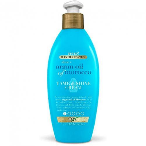 [293039] Ogx Tame y Shine Styling plaukų kremas argano aliejus 177ml