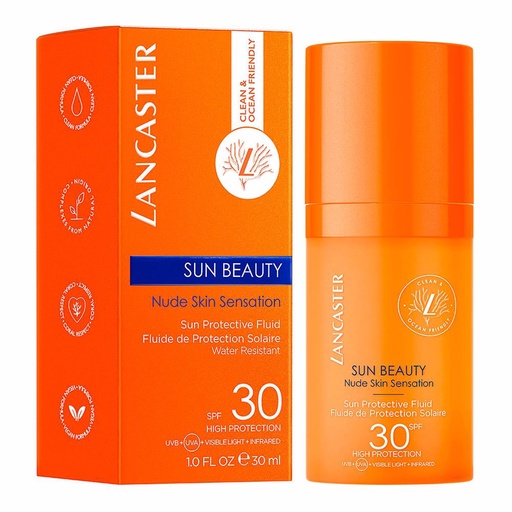 [296625] Lancaster Sun Beauty Fluido Ochraniacz twarzy Spf30 30ml