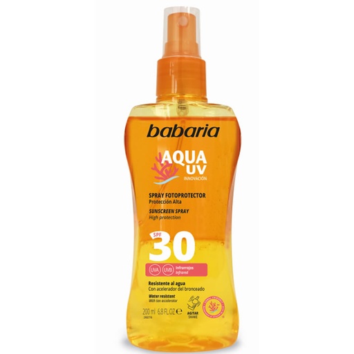 [297754] Babaria Sun krema za sončenje dvofazna Spf30 sprej 200 ml