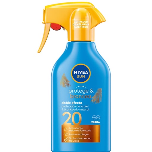 [297767] Nivea Protect&Bronze Tan Activator Protective Spray Spf20 270ml