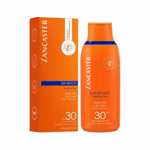 [335270] Lancaster Sun Beauty Sublime Tan Body Milk Spf30 175ml