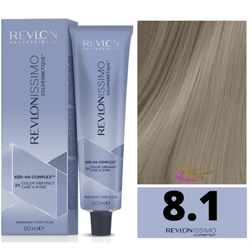 [313968] Revlon Revlonissimo Colorsmetique 8.1 Rubio Claro Ceniza 60ml