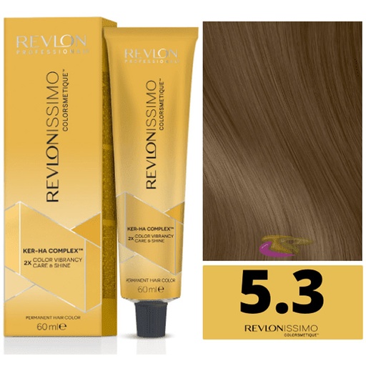 [313970] Revlon Revlonissimo Colorsmetique 5.3 Castaño Claro Dorado 60ml
