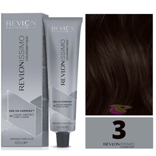 [313972] Revlon Revlonissimo Colorsmetique 3 temno rjava 60 ml