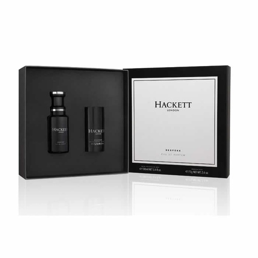 [320748] Hackett Bespoke Eau De Parfum Spray 100ml Box 2 Products