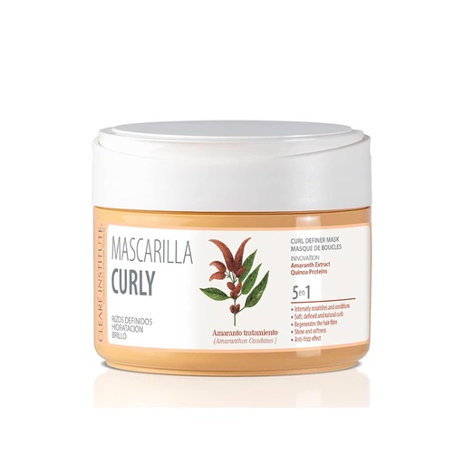 [321004] Clearé Institute Curly Curls Drėkinamoji kaukė ryškioms ir blizgioms garbanoms 300ml