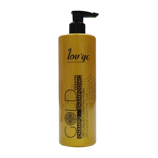 [323001] Elie Saab Lovyc Gold Keratin Champu Cabello Seco 500ml
