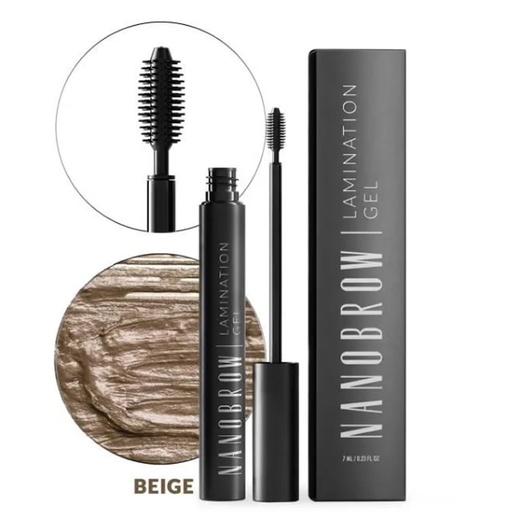 [323898] Nanobrow Lamineringsgel Beige 7ml