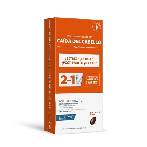[332439] Ducray Anacaps Reactiv 3x30 Cápsulas